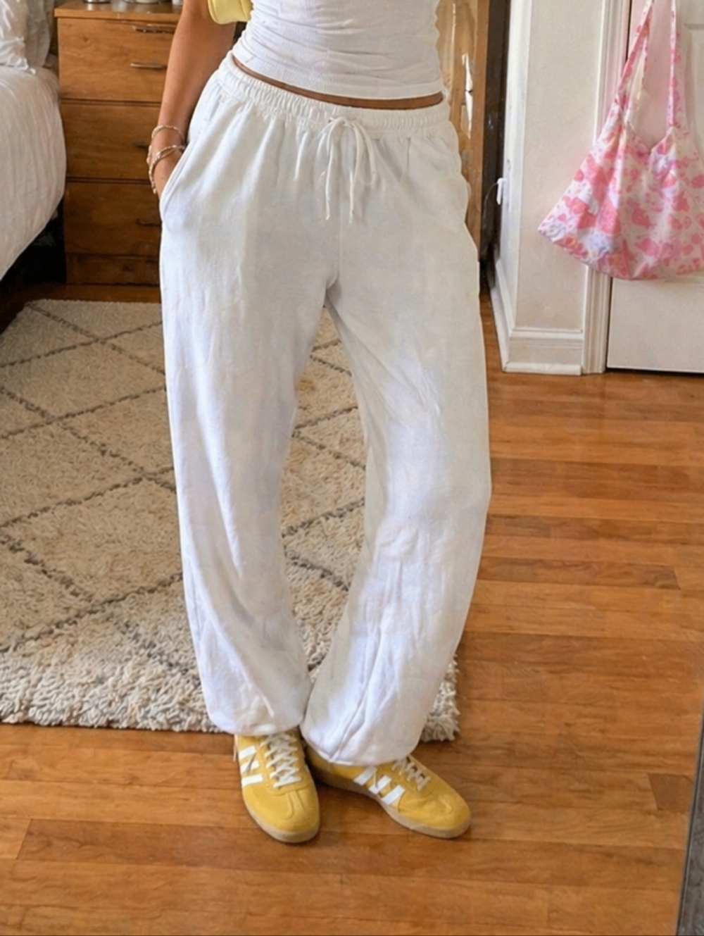 Yellow Ballet Sneaker Flats 9 (39-40) Lace Up Sneakerina Balletcore Soft Sporty